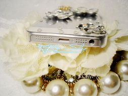 璀璨綻放的指尖藝術 LEI太太純手工DIY大水鉆花朵款iPhone 4s/5手機鉆殼